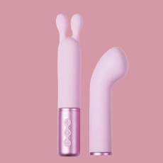 Honey Play Box - Interchangeable Heads Vibrator - Pink photo