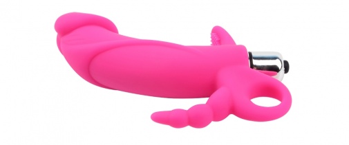 Chisa - Triple Targets Vibro Plug - Pink photo