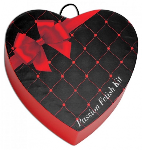 Frisky - Passion Fetish 禮盒約束套裝 - 黑/紅色 照片