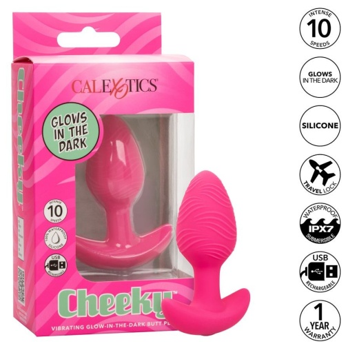 CEN - Cheeky Glow Vibro Plug - Pink 照片