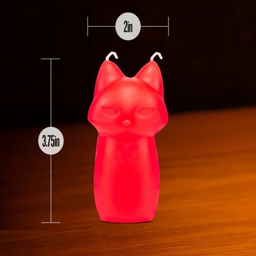 Temptasia - Fox Drip Candle - Red photo