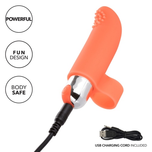 CEN - Intimate Play Finger Tickler - Orange photo