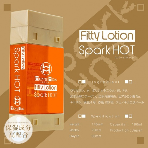 Men's Max - Fitty Lotion Spark Hot - 180ml photo