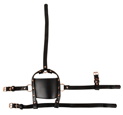 Bad Kitty - Head Harness w Gag - Black 照片