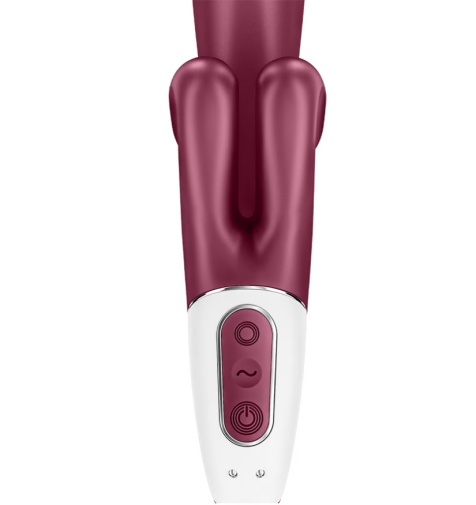 Satisfyer - Touch Me Rabbit Vibrator - Red photo