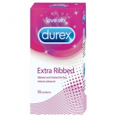 Durex - Extra Ribbed 10's Pack 照片