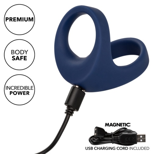 CEN - Viceroy Max Dual Vibro Ring - Blue photo