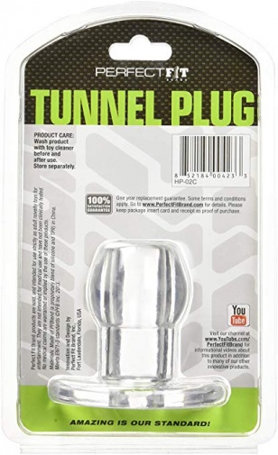 Perfect Fit - Tunnel Plug Medium - Clear photo