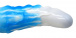 FAAK - Rhino Horn Anal Plug - White/Blue photo-14