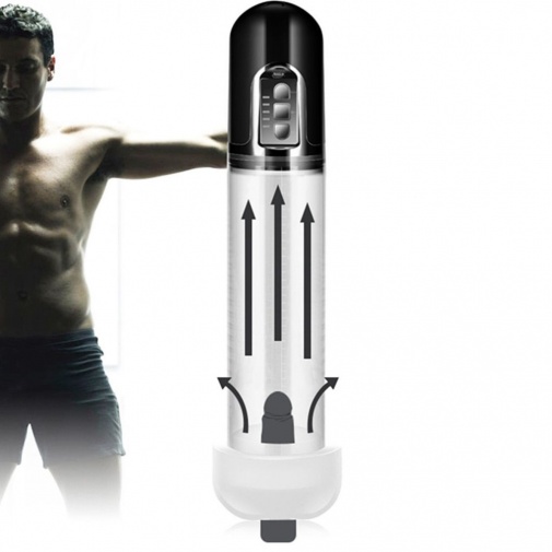 Magic Love - X-Men - USB Rechargeable Auto Penis Pump and Masturbator - Black photo