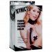 Strict - Padded Locking Posture Collar with Leash - Black photo-3