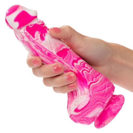 CEN - 6" Twisted Realistic Dildo - Pink 照片