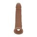 RealRock - Penis Sleeve 9" - Brown photo-4