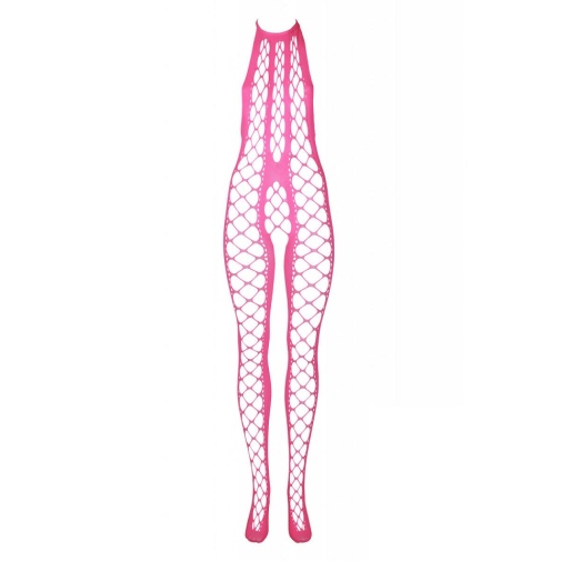 Ouch - Glow In Dark Bodystocking - Pink photo