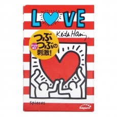 Sagami - LOVE 凱斯·哈林 凸點 5片裝 照片