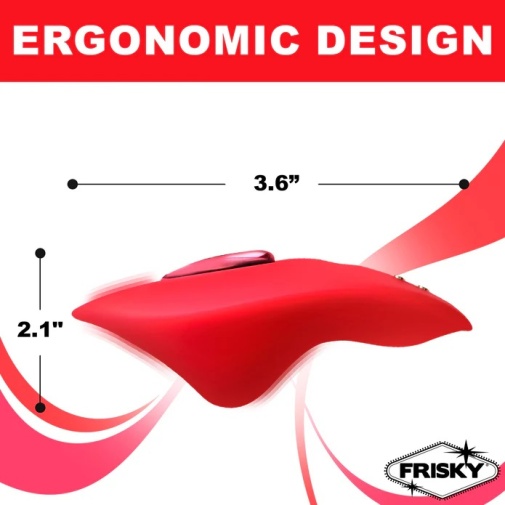 Frisky - Love Connection 穿戴式內褲震動器 - 紅色 照片