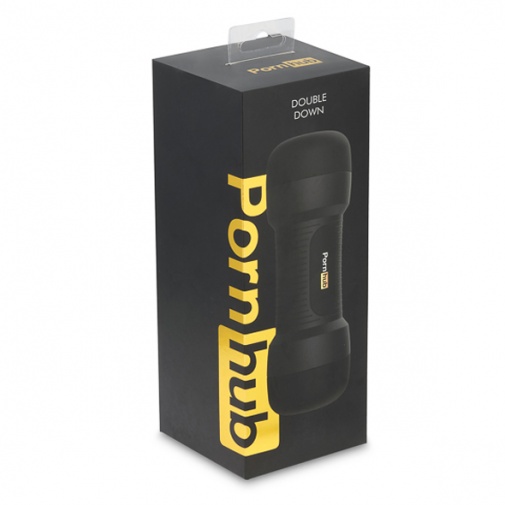 Pornhub - 阴道连后庭双穴飞机杯 - 黑色 照片