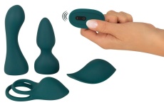 Couples Choice - Mini Vibrator w 4 Attachments - Green photo