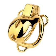 FAAK - Chastity Cage 184 - Gold photo
