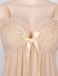 Ohyeah - Mesh Babydoll Set - Beige - XL photo-8