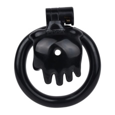FAAK - Hand Shaped Resin Chastity Cage - Black 照片