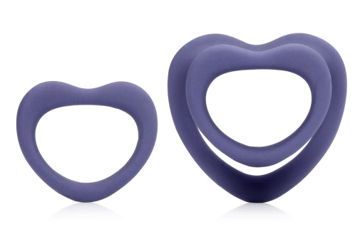 Loveline - Heart Cock Ring Set - Violet Storm 照片