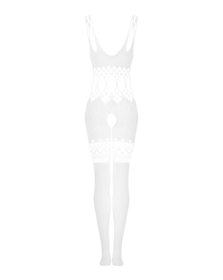 Obsessive - Bodystocking G330 - White - S/M/L photo