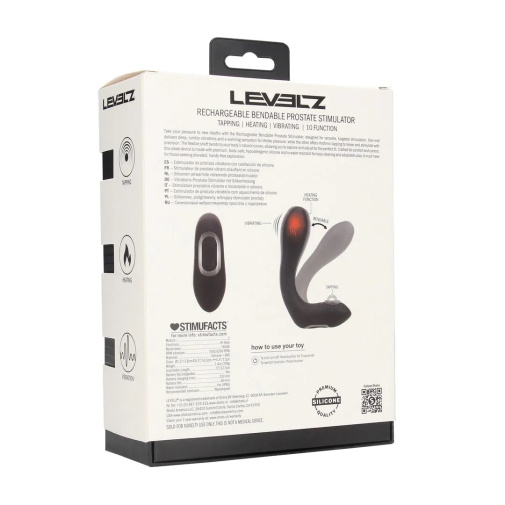 Levelz - 震动加热式前列腺刺激器 - 黑色 照片