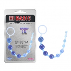 Chisa - Sassy Anal Beads - Blue photo