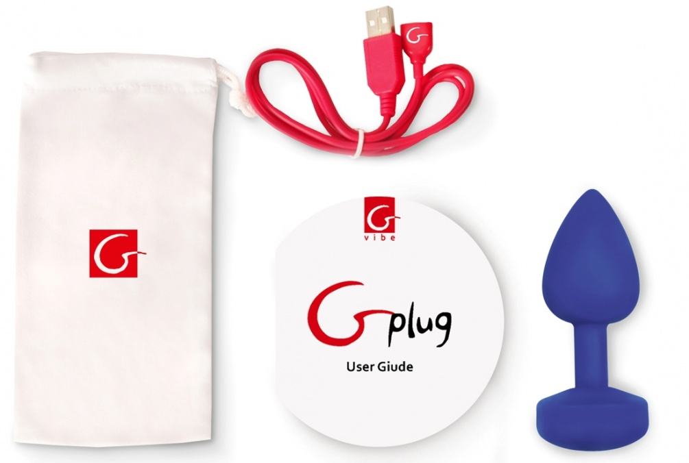 Gvibe Gplug小型第一次充電式插頭。
Gplug Small的直徑為3厘米(1.1英寸),這使其成為肛門玩具非... Gvibe - Gplug 後庭塞 小 - 深藍色 照片-4