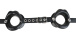FAAK - Lips Nipple Clamps - Black 照片-3