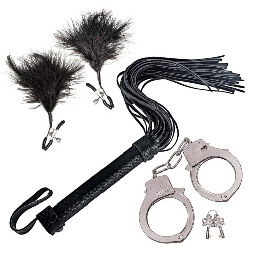 Nasstoys - Bondage Kit 3 pcs - Black photo