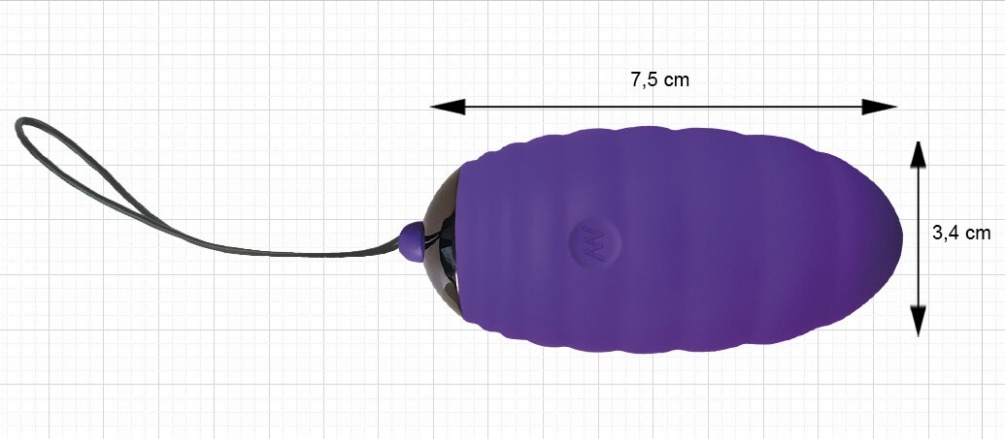 New released Vibrating egg will lead you to subtle, yet prol... Adrien Lastic - Ocean Breeze Egg - Purple photo-9