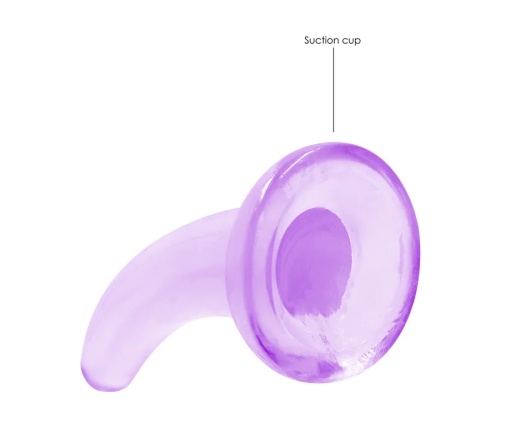 RealRock - 5" Non-Realistic Dildo - Purple 照片