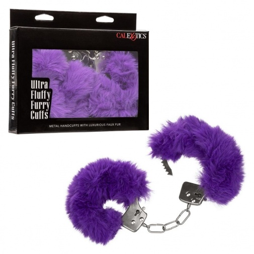 CEN - Ultra Fluffy Furry Cuffs - Purple 照片