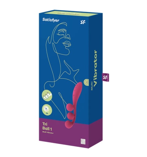 Satisfyer - Tri Ball 1 Vibrator - Pink 照片