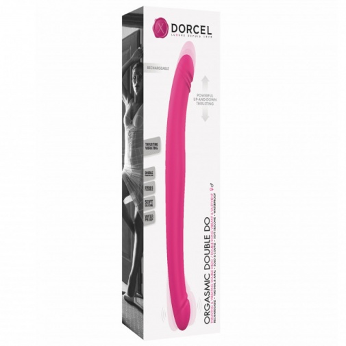 Dorcel - Orgasmic 双头推撞震动假阳具 - 粉红色 照片