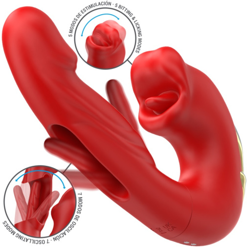 Intense - Nathy 雙頭震動器 - 紅色 照片