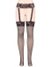 Ohyeah - Flowers Net Pantyhose - Black photo-4