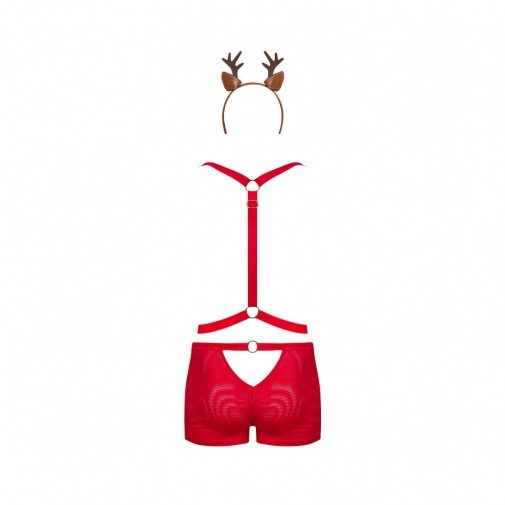 Obsessive - Mr Reindy 男款 聖誕節主題套裝 - 紅色 - 細碼/中碼 照片