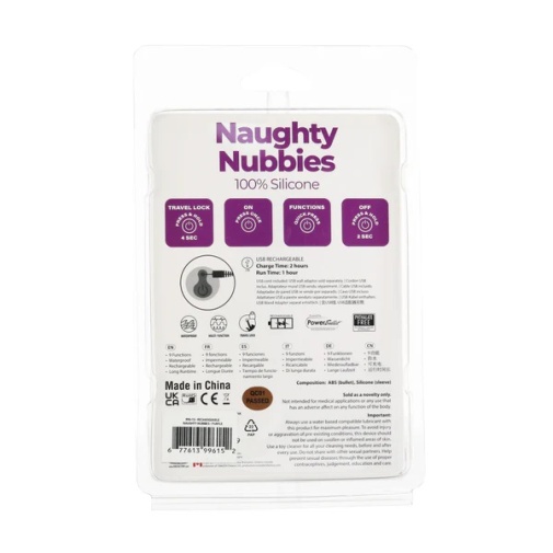 Naughty Nubbies - Finger Massager - Purple photo