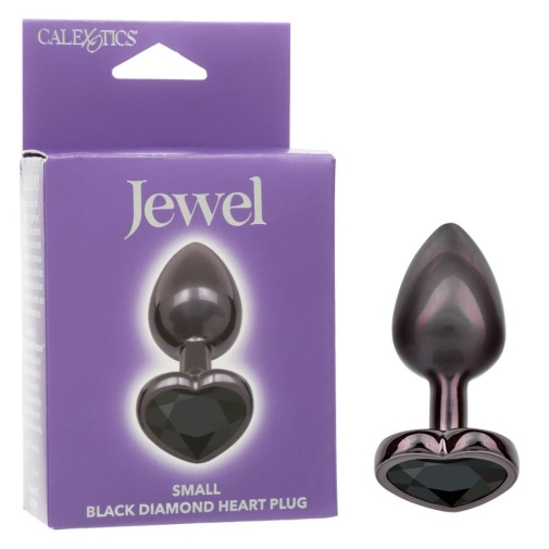 CEN - Jewel Heart Plug S - Black photo