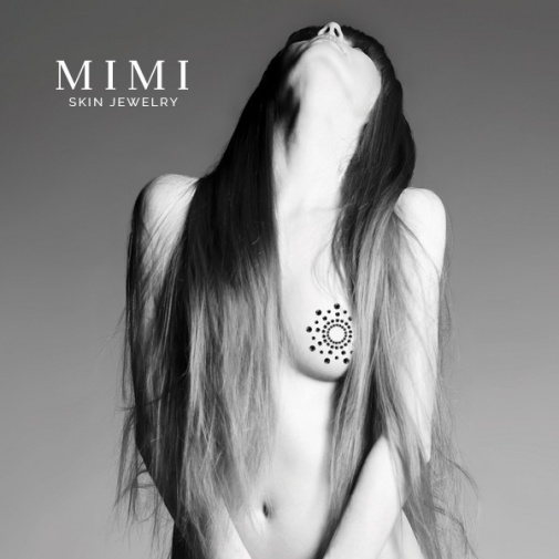 Bijoux Indiscrets - Mimi 乳头装饰 - 黑色 照片