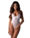 Obsessive - Alissium Crotchless Teddy - White - XL/2XL photo