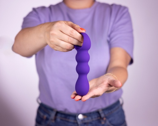 Loveline - Teardrop Anal Vibrator - Purple photo