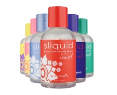 Sliquid - Naturals Swirl 蓝莓味水性润滑剂 - 125ml 照片