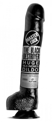 Master Cock - The Destroyer 16.5" Dildo - Black photo