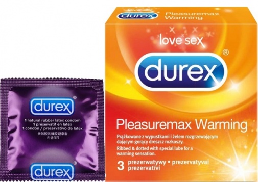 Durex - Pleasuremax Warming 3's Pack photo