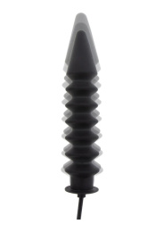 Hidden Desire - Expert Ribbed Inflatable Plug - Black 照片