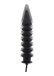 Hidden Desire - Expert Ribbed Inflatable Plug - Black 照片-2
